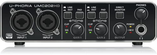 Ήχος Εισόδου Behringer UMC202HD