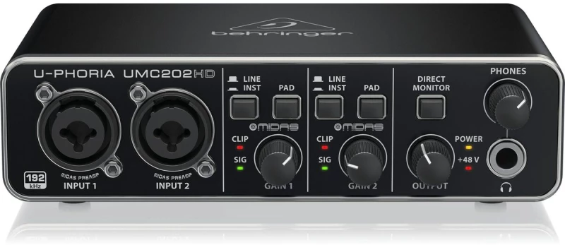 Ήχος Εισόδου Behringer UMC202HD