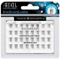 False Set Βλεφαρίδων Ardell Duralash Medium Black Μεμονωμένες καρτέλες 32 Μονάδες