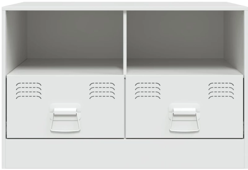 vidaXL Έπιπλο Τηλεόρασης Λευκό 67x39x44 εκ. από Χάλυβα