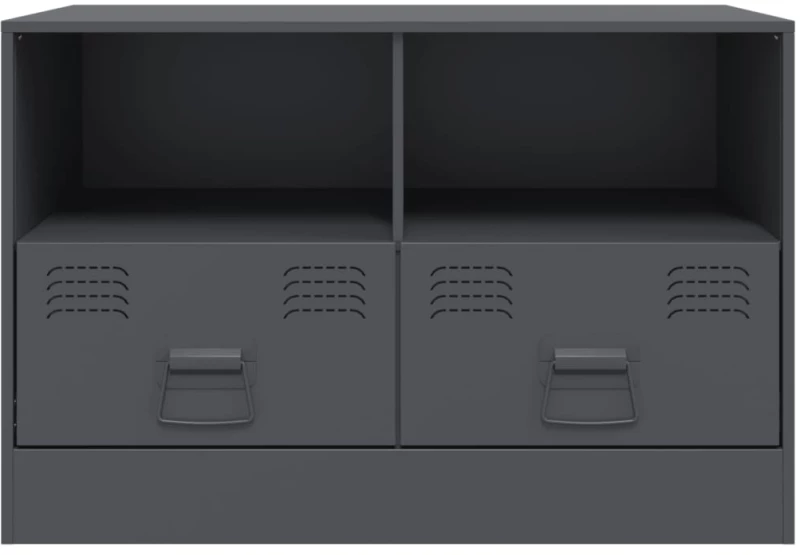 vidaXL Έπιπλο Τηλεόρασης Ανθρακί 67x39x44 εκ. από Χάλυβα