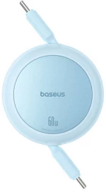 Baseus Free2Pull Mini USB-C to USB-C 60W USB cable, 1m (blue)