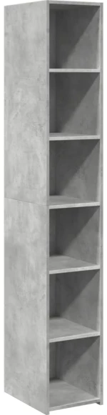 vidaXL Ντουλάπι Γκρι Σκυροδέματος 30x41x185 εκ. από Επεξεργασμένο Ξύλο