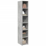 vidaXL Ντουλάπι Γκρι Σκυροδέματος 30x41x185 εκ. από Επεξεργασμένο Ξύλο