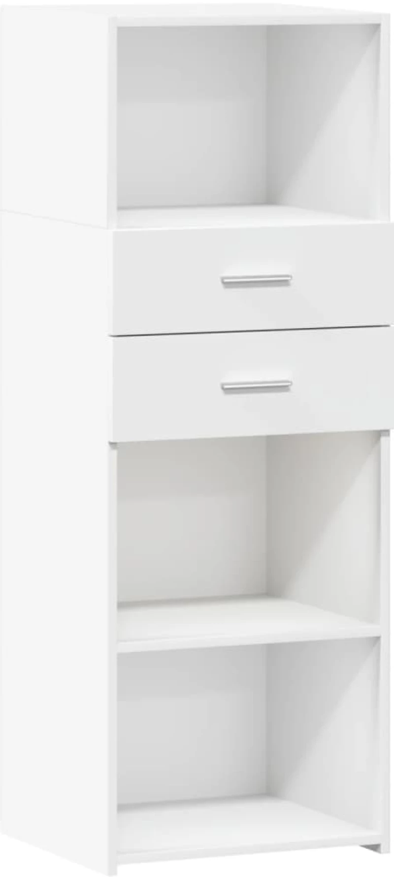 vidaXL Ντουλάπι Λευκό 45x42,5x124 εκ. από Επεξεργασμένο Ξύλο