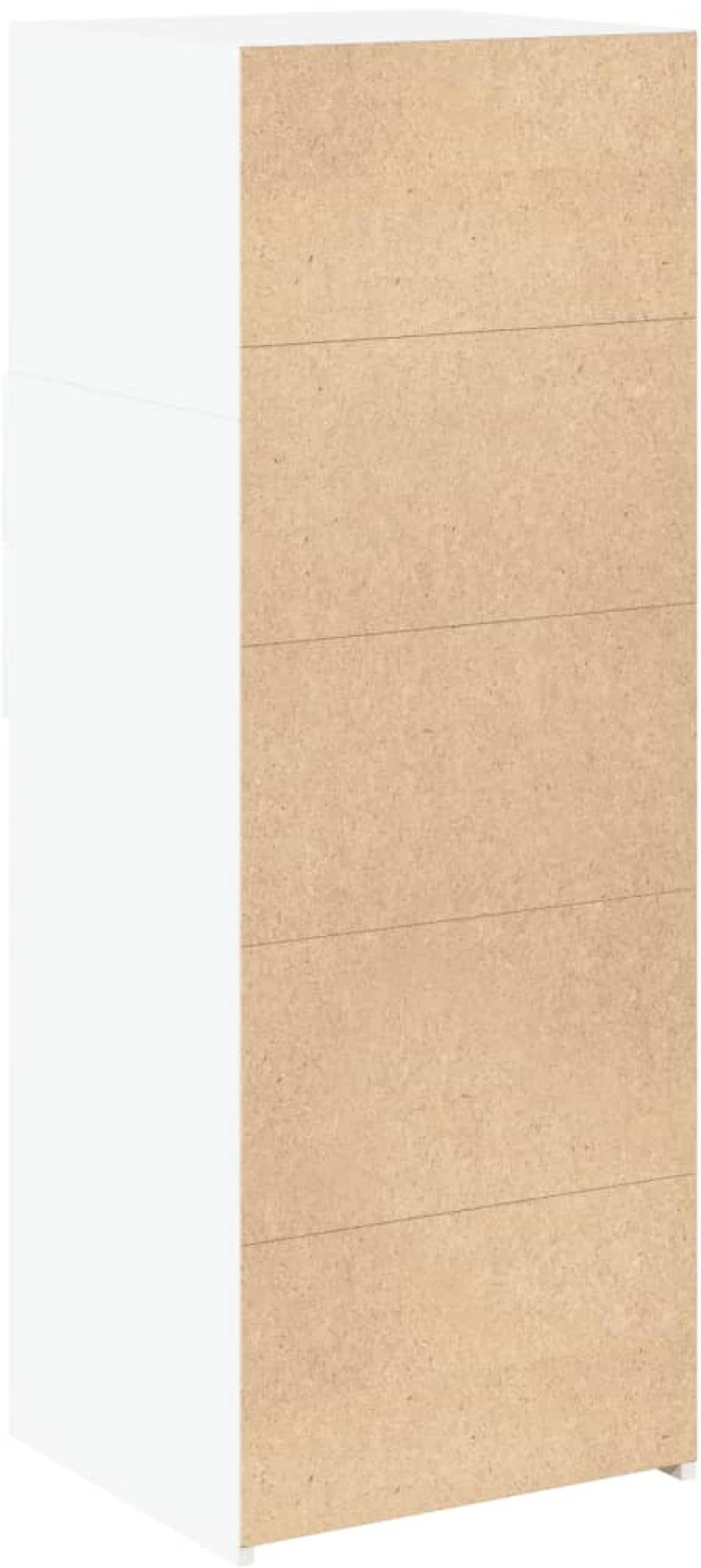 vidaXL Ντουλάπι Λευκό 45x42,5x124 εκ. από Επεξεργασμένο Ξύλο