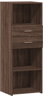 vidaXL Ντουλάπι Καφέ Δρυς 45x42,5x124 εκ. από Επεξεργασμένο Ξύλο