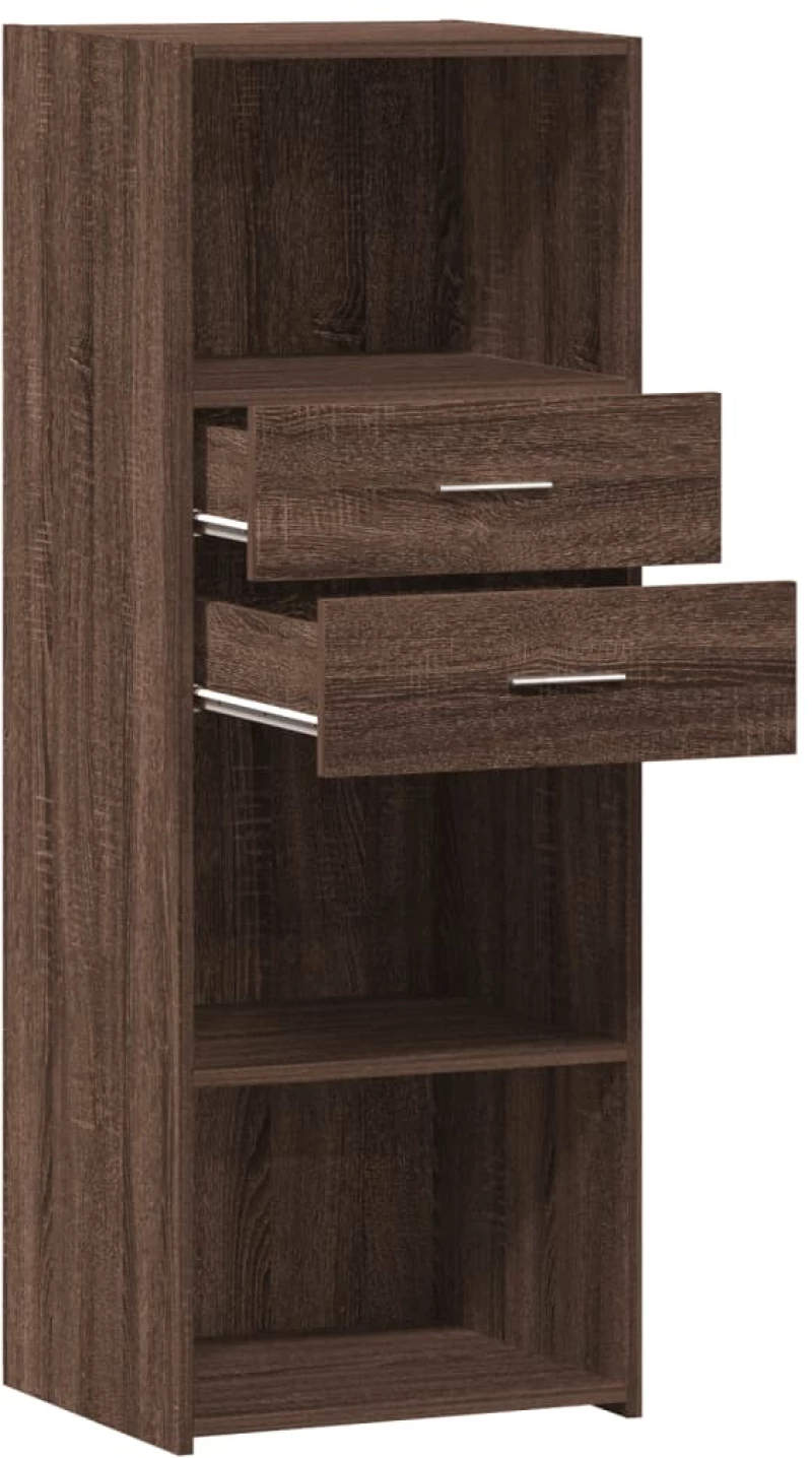 vidaXL Ντουλάπι Καφέ Δρυς 45x42,5x124 εκ. από Επεξεργασμένο Ξύλο
