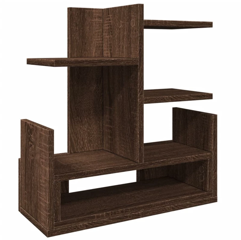 vidaXL Έπιπλο Οργάνωσης Γραφείου Καφέ Δρυς 49x20x52,5 εκ Επεξ. Ξύλο