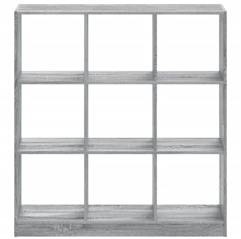 vidaXL Βιβλιοθήκη Γκρι Sonoma 102x32x108 εκ. από Επεξεργ. Ξύλο
