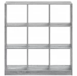 vidaXL Βιβλιοθήκη Γκρι Sonoma 102x32x108 εκ. από Επεξεργ. Ξύλο
