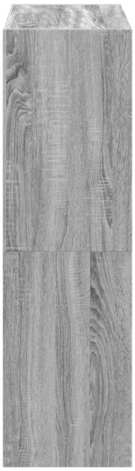 vidaXL Βιβλιοθήκη Γκρι Sonoma 102x32x108 εκ. από Επεξεργ. Ξύλο