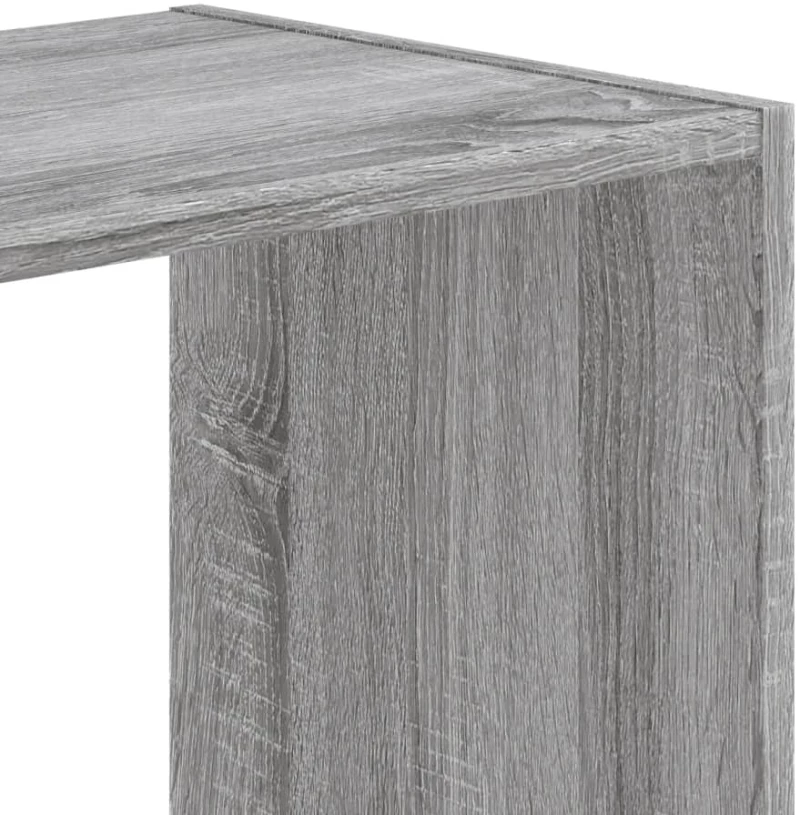 vidaXL Βιβλιοθήκη Γκρι Sonoma 102x32x108 εκ. από Επεξεργ. Ξύλο