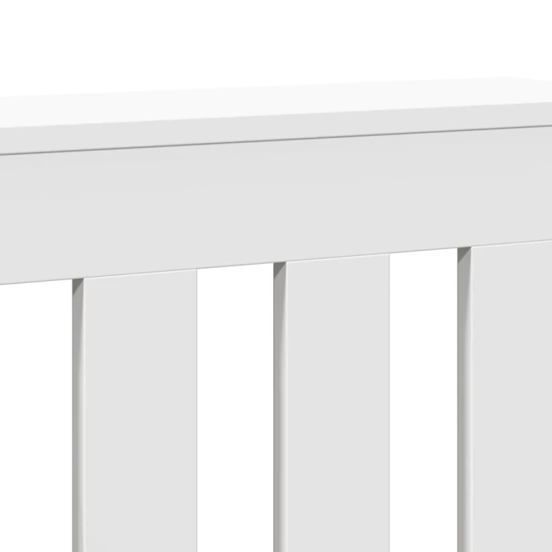 vidaXL Κάλυμμα Καλοριφέρ Λευκό 104x20x82 εκ. από Επεξεργασμένο Ξύλο