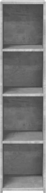 vidaXL Ντουλάπι Γκρι Σκυροδέματος 30x41x124 εκ. από Επεξεργασμένο Ξύλο