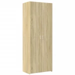vidaXL Ντουλάπι Sonoma Δρυς 70x42,5x185 εκ. από Επεξεργασμένο Ξύλο