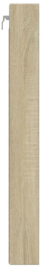 vidaXL Βιτρίνα Χρώμα Sonoma Δρυς 100x8,5x75 εκ. από Επεξεργασμένο Ξύλο