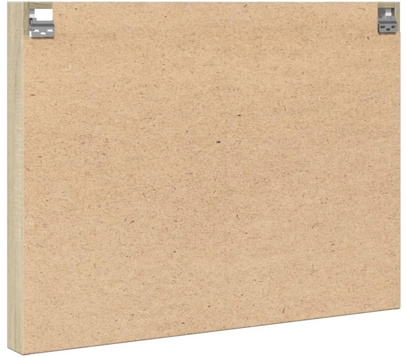 vidaXL Βιτρίνα Χρώμα Sonoma Δρυς 100x8,5x75 εκ. από Επεξεργασμένο Ξύλο
