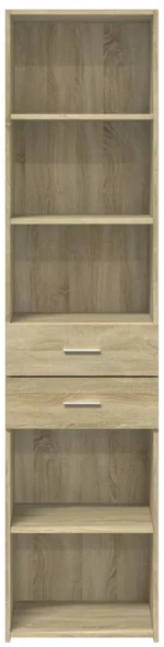 vidaXL Ντουλάπι Sonoma Δρυς 45x42,5x185 εκ. από Επεξεργασμένο Ξύλο