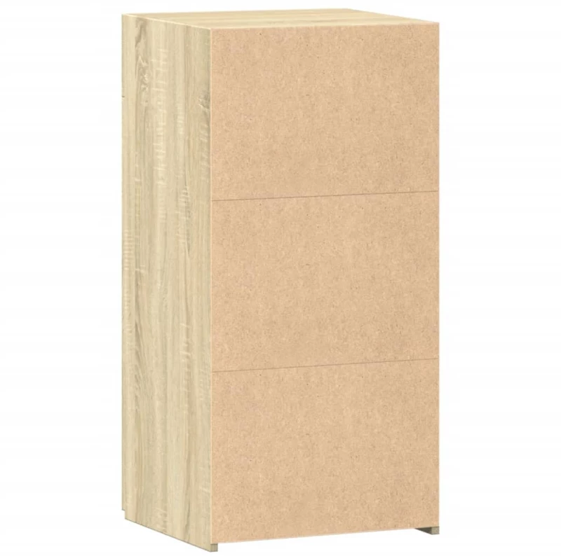 vidaXL Συρταριέρα Sonoma Δρυς 45x42,5x93 εκ. από Επεξεργασμένο Ξύλο