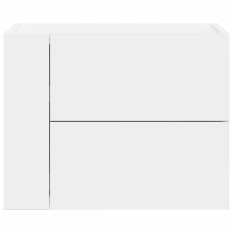 vidaXL Κομοδίνα Επιτοίχια 2 τεμ. Λευκά 45x30x35 εκ.