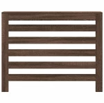 vidaXL Κάλυμμα Καλοριφέρ Καφέ Δρυς 104x20x82 εκ. Επεξεργασμένο Ξύλο