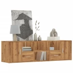 vidaXL Ντουλάπι Γωνιακό Αρτισιανή Δρυς 160x40x45 εκ. από Επεξ. Ξύλο