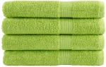 vidaXL Πετσέτες Σάουνας SOLUND 4 Τεμ. Πράσινη 80x200 εκ. 600 γρ/μ²