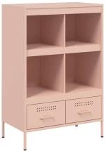 vidaXL Ντουλάπι Ροζ 68 x 39 x 101,5 εκ. από Χάλυβα