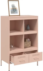 vidaXL Ντουλάπι Ροζ 68 x 39 x 101,5 εκ. από Χάλυβα