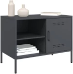vidaXL Έπιπλο Τηλεόρασης Ανθρακί 68x39x50,5 εκ. από Χάλυβα