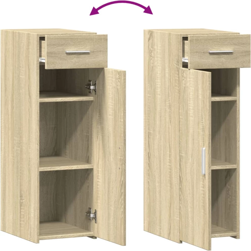 vidaXL Ντουλάπι Sonoma Δρυς 30x42,5x93 εκ. από Επεξεργασμένο Ξύλο