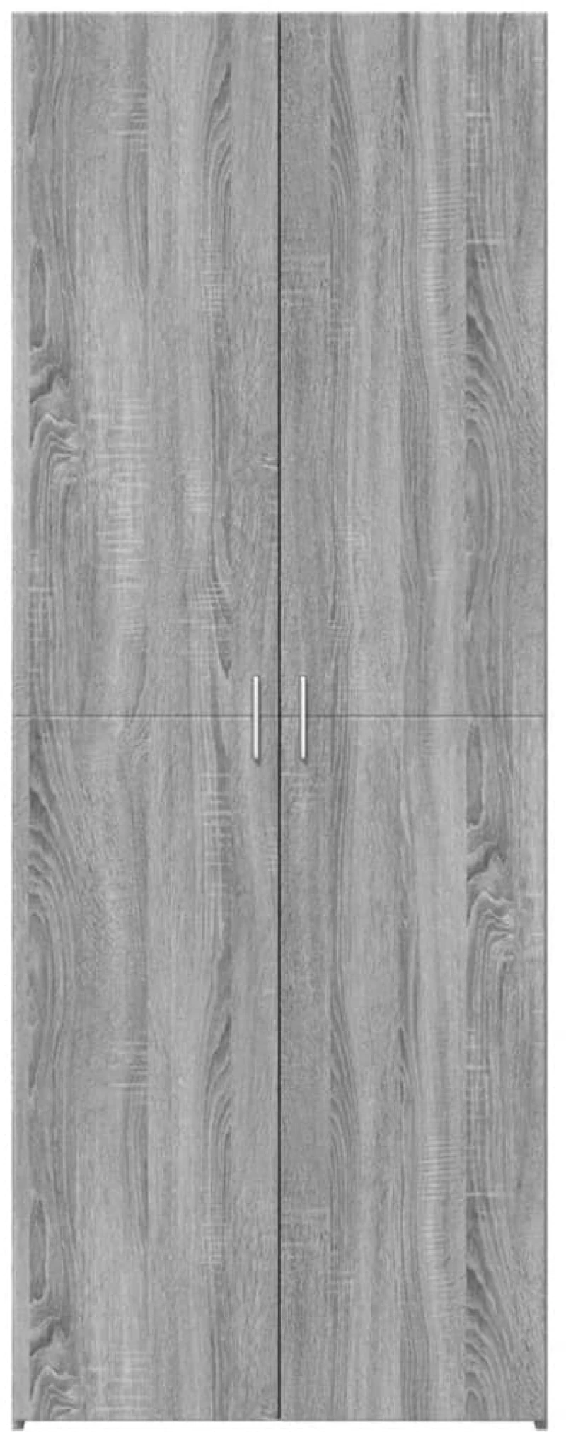 vidaXL Ντουλάπι Γκρι Sonoma 70x42,5x185 εκ. από Επεξεργασμένο Ξύλο