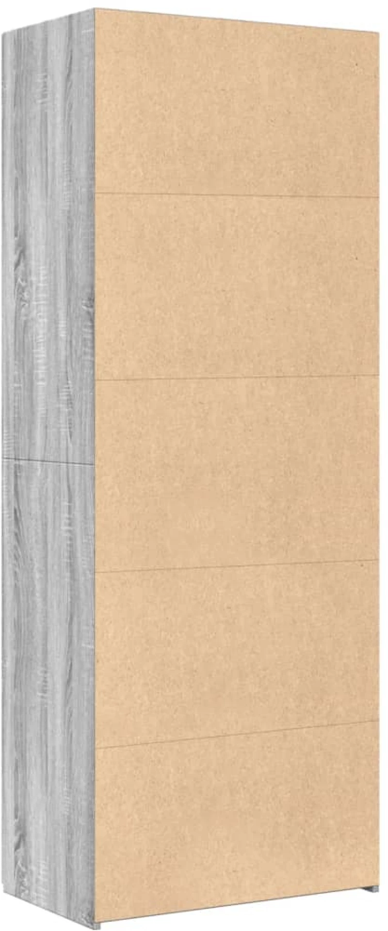 vidaXL Ντουλάπι Γκρι Sonoma 70x42,5x185 εκ. από Επεξεργασμένο Ξύλο