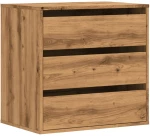 vidaXL Συρταριέρα Γωνιακή Αρτισιανή Δρυς 60x41x58 εκ. Επεξεργ. Ξύλο