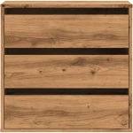 vidaXL Συρταριέρα Γωνιακή Αρτισιανή Δρυς 60x41x58 εκ. Επεξεργ. Ξύλο
