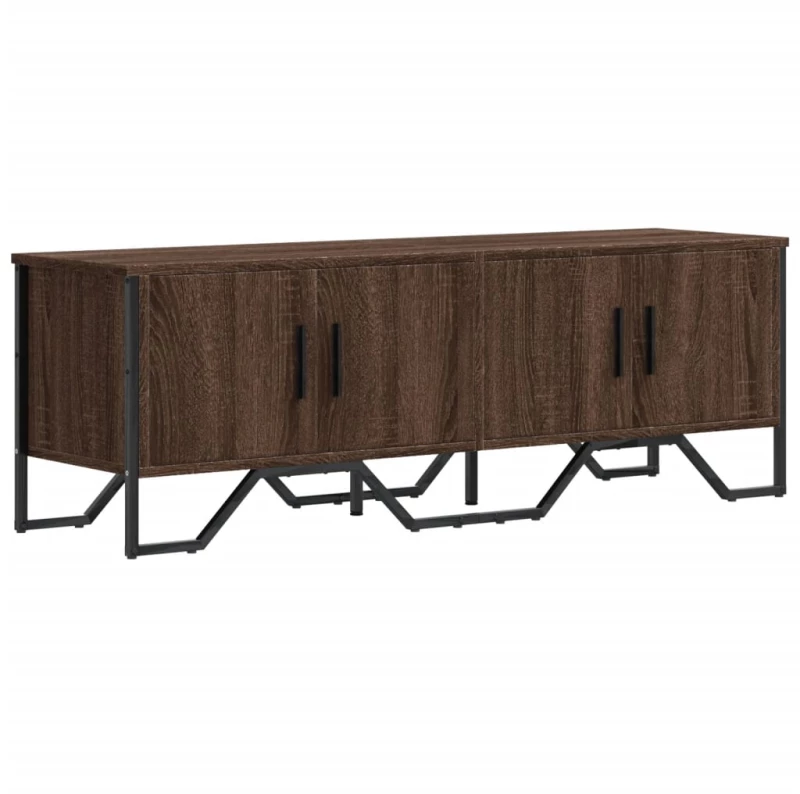 vidaXL Έπιπλο Τηλεόρασης Καπνιστή Δρυς 122x34x41εκ. Επεξεργασμένο Ξύλο
