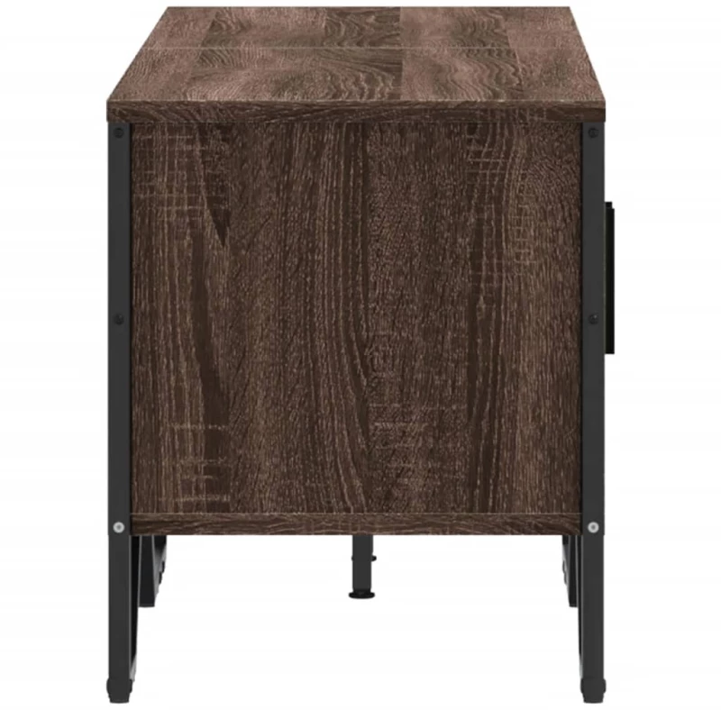 vidaXL Έπιπλο Τηλεόρασης Καπνιστή Δρυς 122x34x41εκ. Επεξεργασμένο Ξύλο