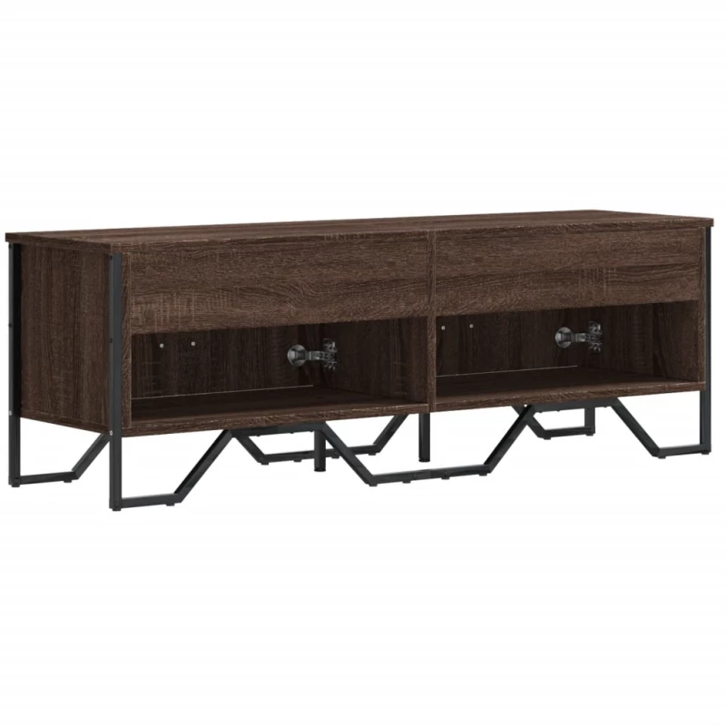 vidaXL Έπιπλο Τηλεόρασης Καπνιστή Δρυς 122x34x41εκ. Επεξεργασμένο Ξύλο