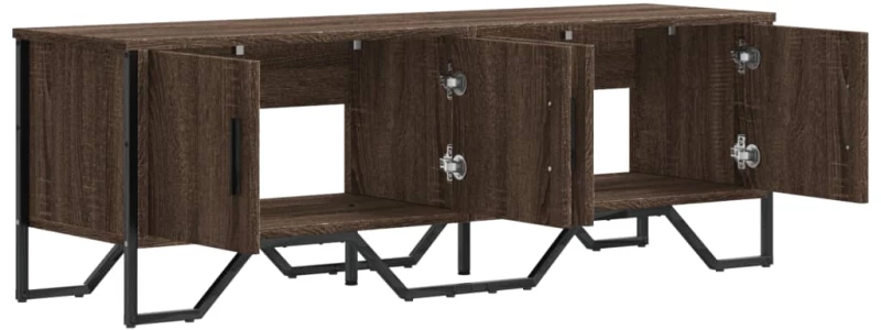 vidaXL Έπιπλο Τηλεόρασης Καπνιστή Δρυς 122x34x41εκ. Επεξεργασμένο Ξύλο