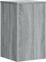 vidaXL Βάσεις Φυτών 2 Τεμ. Γκρι Sonoma 30x30x50 εκ. Επεξεργασμένο Ξύλο