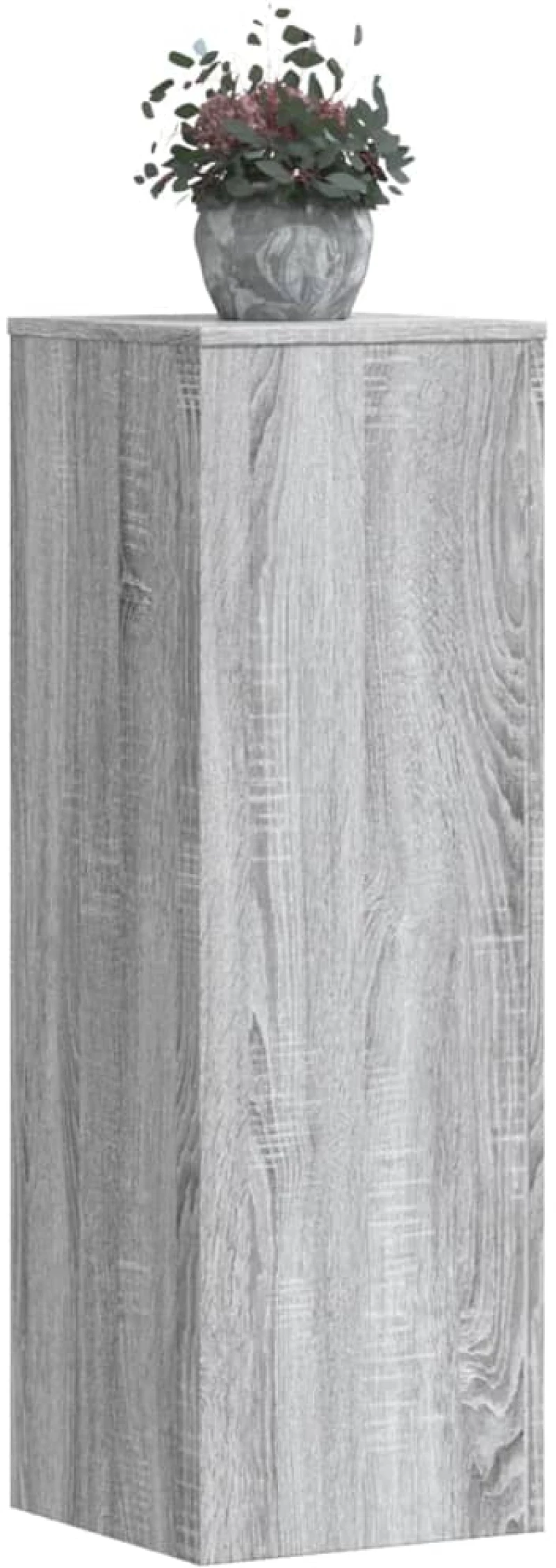 vidaXL Βάσεις Φυτών Γκρι Sonoma 33x33x100εκ. Επεξεργασμένο Ξύλο