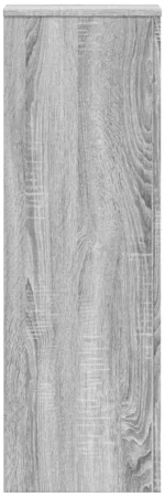 vidaXL Βάσεις Φυτών Γκρι Sonoma 33x33x100εκ. Επεξεργασμένο Ξύλο