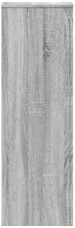 vidaXL Βάσεις Φυτών Γκρι Sonoma 33x33x100εκ. Επεξεργασμένο Ξύλο