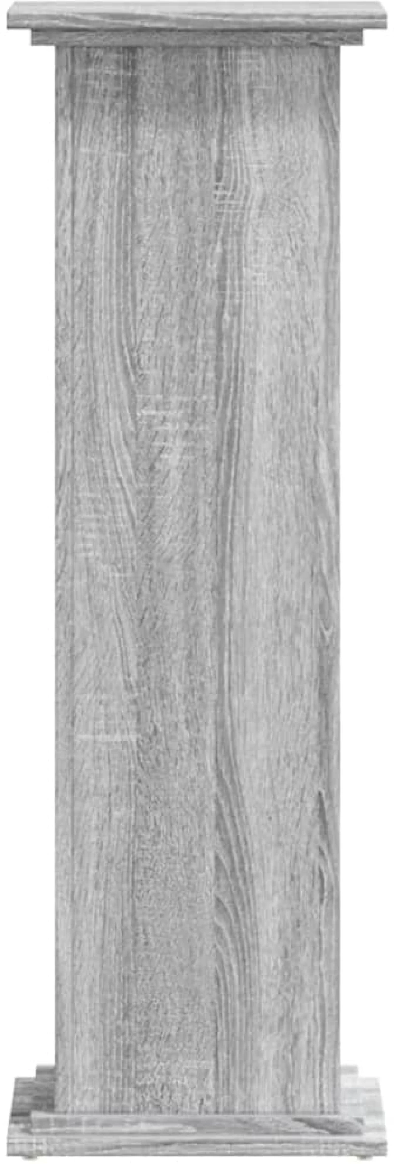 vidaXL Βάσεις Φυτών Γκρι Sonoma 33x33x100εκ. Επεξεργασμένο Ξύλο