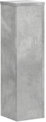 vidaXL Βάσεις Φυτών 2 τεμ. Γκρι Σκυρ. 17x17x60 εκ. Επεξεργασμένο Ξύλο
