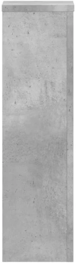 vidaXL Βάσεις Φυτών 2 τεμ. Γκρι Σκυρ. 17x17x60 εκ. Επεξεργασμένο Ξύλο