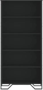 vidaXL Βιβλιοθήκη Μαύρη 80x31x169 εκ. από Επεξεργασμένο Ξύλο