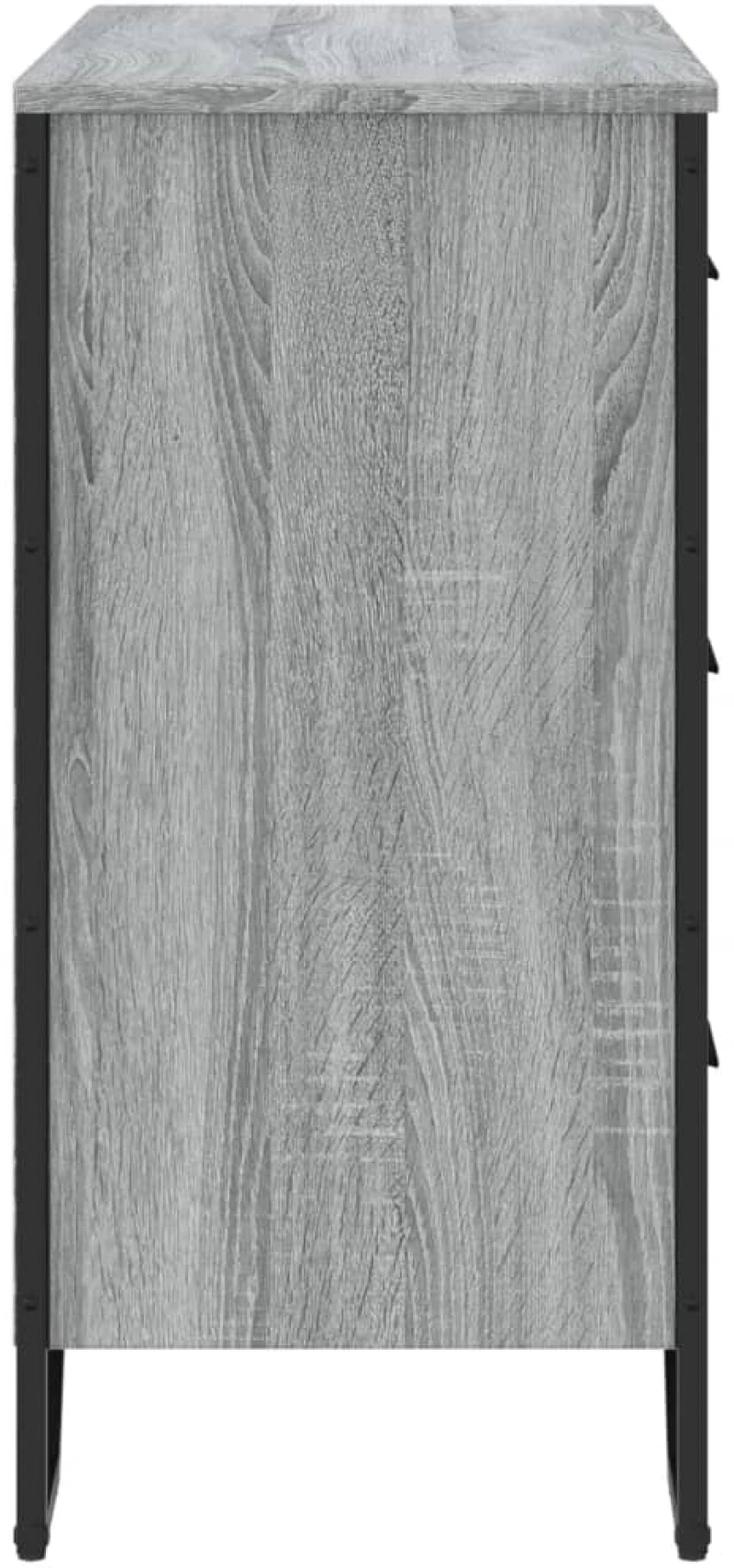 vidaXL Συρταριέρα Γκρι Sonoma 91x35,5x74,5 εκ. από Επεξεργ. Ξύλο