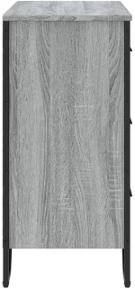 vidaXL Συρταριέρα Γκρι Sonoma 91x35,5x74,5 εκ. από Επεξεργ. Ξύλο
